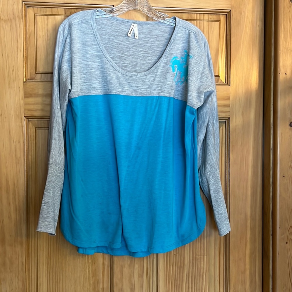 Western style womens long sleeve shirt